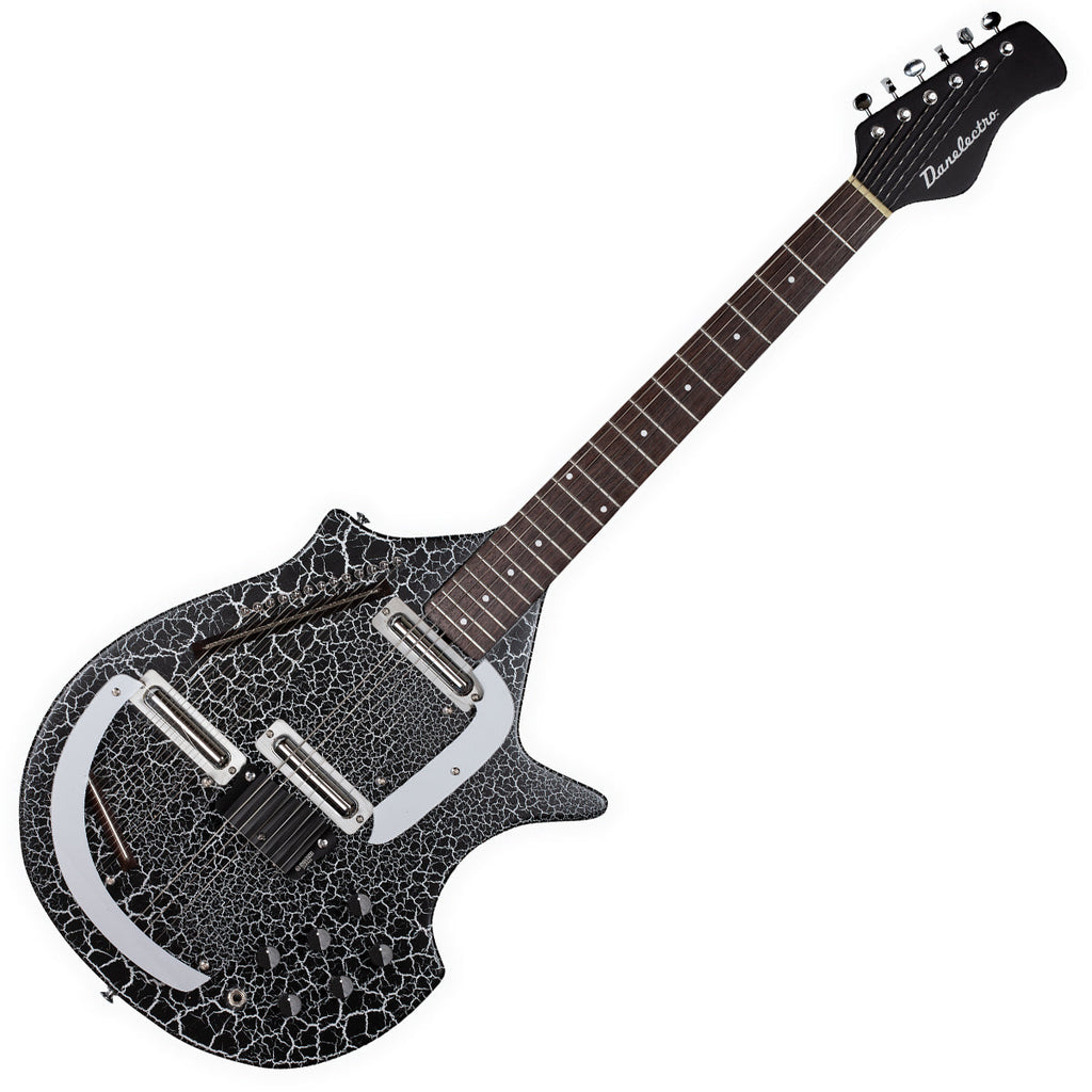Black Crackle Danelectro Sitar