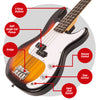 Sunburst Encore Blaster E40 Bass Guitar