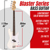 Vintage White Encore Blaster E40 Bass Guitar