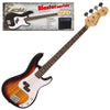 Sunburst Encore Blaster E40 Bass Guitar Pack