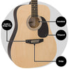 Encore Acoustic Guitar