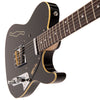 Gloss Black Fret-King Country Squire Stealth Electric Guitar