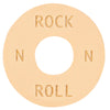 Joe Doe Poker Chip Toggle Switch Surround ~ Aged White ~ Rock/Roll