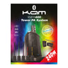 KAM Compact Tower PA system with Lighting