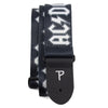 Perri's Polyester Guitar Strap ~ AC/DC ~ Black/White