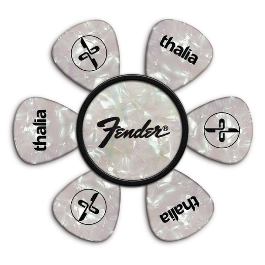 Fender® by Thalia Pick Puck ~ Mother-of-Pearl ~ Perrine Logo