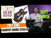 Gloss Black Fret-King Country Squire Stealth Electric Guitar