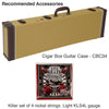 Lace Cigar Box Electric Guitar ~ 4 String ~ Royalty