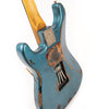 Vintage V6 ProShop Custom-Build ~ Heavy Distressed Blue/Tobacco (Contact: Richards Guitars. www.rguitars.co.uk)
