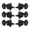 Grover Original Rotomatics Machineheads ~ 3+3 ~ Black Chrome