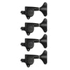 Grover Mini Bass Machineheads 4 in-line – Black Chrome