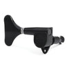 Grover Mini Bass Machineheads 4 in-line – Black Chrome – Left Hand
