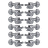 Grover Mini Rotomatics Machineheads 12 String ~ 6+6 ~ Chrome