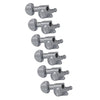 Grover Mini Rotomatics Machineheads 6 in-line – Nickel Left Hand