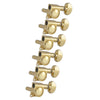 Grover Mini Locking Rotomatics Machineheads ~ 6-In-Line ~ Gold