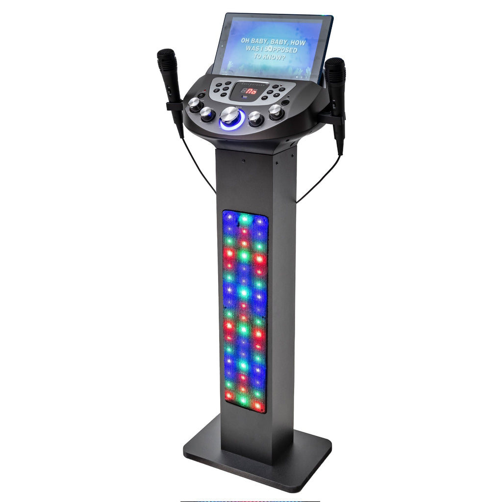 Easy Karaoke Smart Bluetooth¸ Pedestal Karaoke System with Light Effec