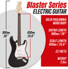 Gloss Black Encore Blaster E60 Electric Guitar Pack