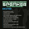 Easy Karaoke Digital Bluetooth® Karaoke Machine Dual Microphones