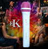 Easy Karaoke Wireless Microphone ~ Pink/White
