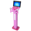 Easy Karaoke Bluetooth¸ Kids Singalong Pedestal Karaoke Machine ~ Pink