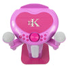 Easy Karaoke Bluetooth¸ Kids Singalong Pedestal Karaoke Machine ~ Pink
