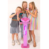 Easy Karaoke Bluetooth¸ Kids Singalong Pedestal Karaoke Machine ~ Pink