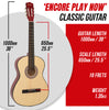 Encore Full Size Classic Guitar Pack