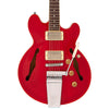 Cherry Red Fret-King Elise Custom with vintage style Vibrato Electric Guitar