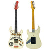 Distressed White Vintage ProShop Unique Joe Doe Lucky Betty™ Electric Guitar