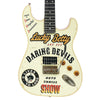 Distressed White Vintage ProShop Unique Joe Doe Lucky Betty™ Electric Guitar