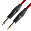 Kinsman Standard Instrument Cable ~ 10ft/3m ~ Red