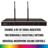 KAM Quartet ECO Wireless Microphone System ~ 4 Mics / Receiver