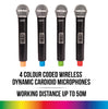 KAM Quartet ECO Wireless Microphone System ~ 4 Mics / Receiver