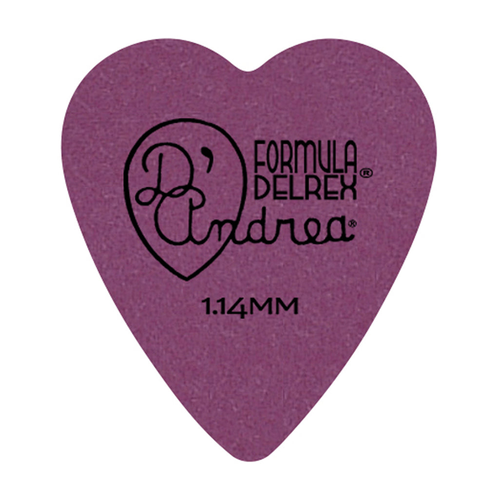 D'Andrea 323 Delrex Purple Pick Refill Bag ~ Extra Heavy ~ 72 Picks