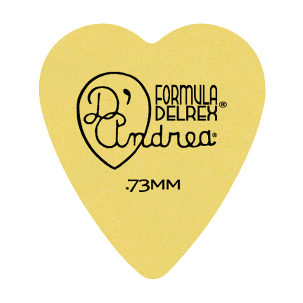 D'Andrea 323 Delrex Yellow Pick Refill Bag ~ Medium ~ 72 Picks