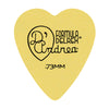 D'Andrea 323 Delrex Yellow Pick Refill Bag ~ Medium ~ 72 Picks