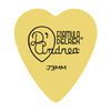 D'Andrea 323 Delrex Yellow Pick Refill Bag ~ Medium ~ 72 Picks