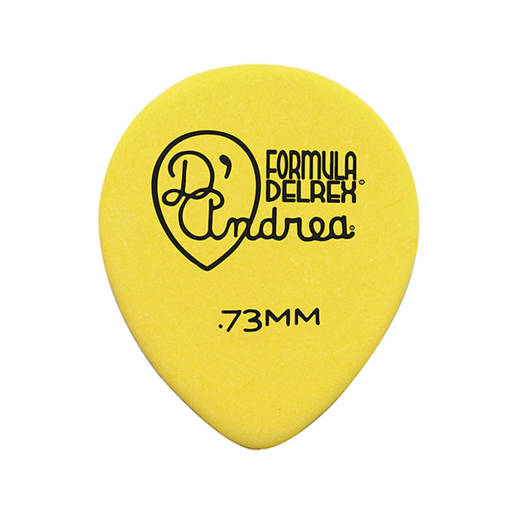 D'Andrea 347 Delrex Yellow Pick Refill Bag ~ Medium ~ 72 Picks