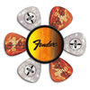 Fender® by Thalia Pick Puck ~ Sunburst ~ Black Perrine Logo