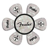 Fender® by Thalia Pick Puck ~ Mother-of-Pearl ~ Spaghetti Logo
