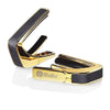 Thalia Exotic Series Shell Collection Capo ~ Gold with Ebony Inked Inlay