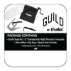 Guild® by Thalia Black Chrome Capo ~ Ebony Inked with V Block Fingerboard Inlay