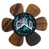 Guild® by Thalia Pick Puck ~ Blue Abalone with Guild Pearl Logo