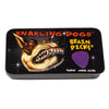 D'Andrea 351 Snarling Dogs Brain Purple Pick Tin ~ Thin Medium ~ 12 Picks