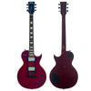 Light Distressed Burgundy Vintage V100 ProShop Unique Electric Guitar