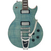 Bigsby Trans Blue Vintage V100 ProShop Unique Electric Guitar 