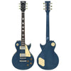 Medium Distressed Metallic Blue Vintage V100 ProShop Unique Electric Guitar