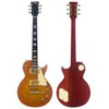 Distressed Faded Honeyburst Vintage V100 ProShop Unique Electric Guitar