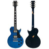 Heavy Distressed Metallic Blue Vintage V100 ProShop Unique Electric Guitar