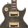 Flamed Thru Black Vintage V100T ReIssued Series Electric Guitar